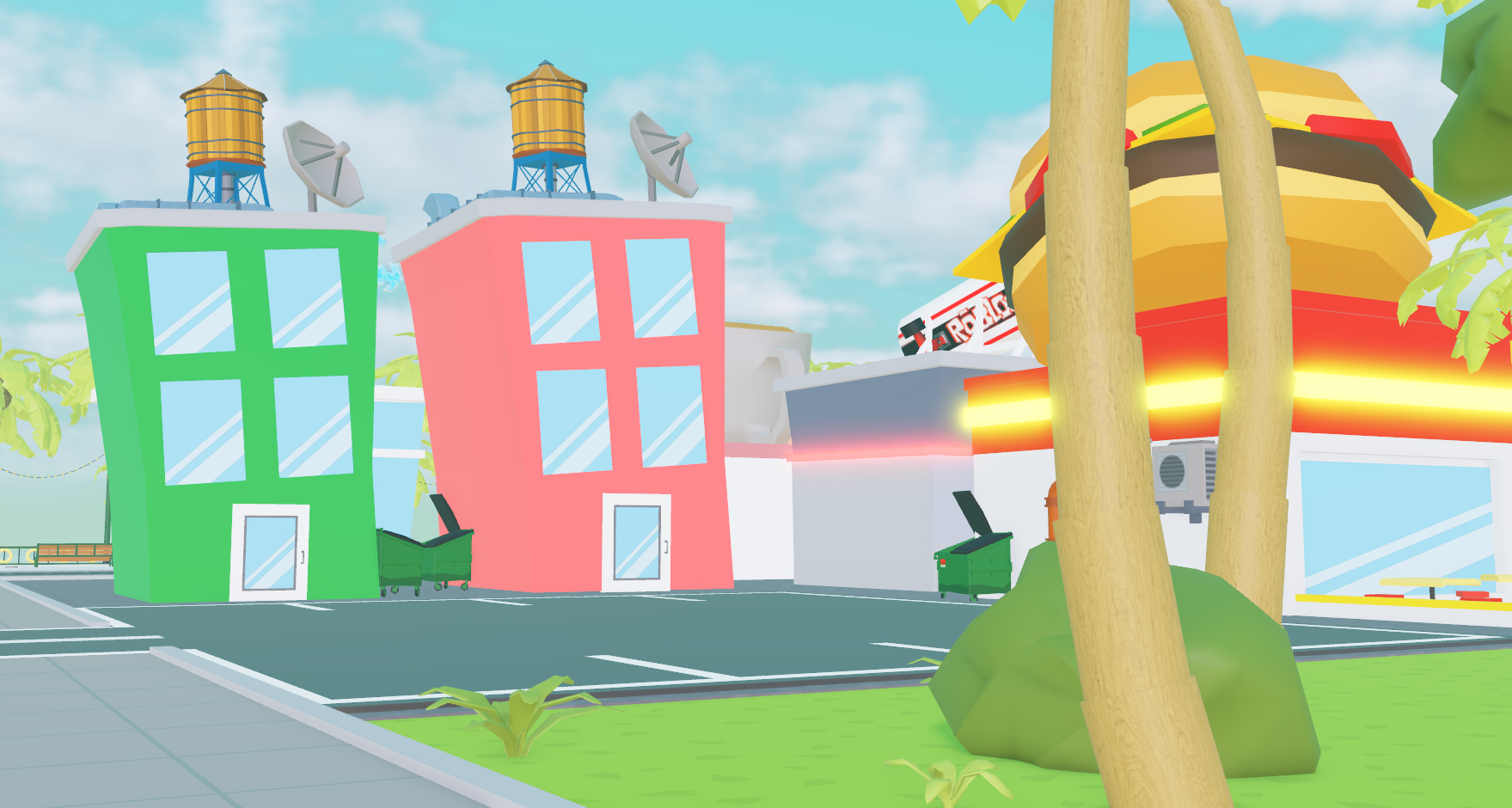 Apartments behind the McBurgzy