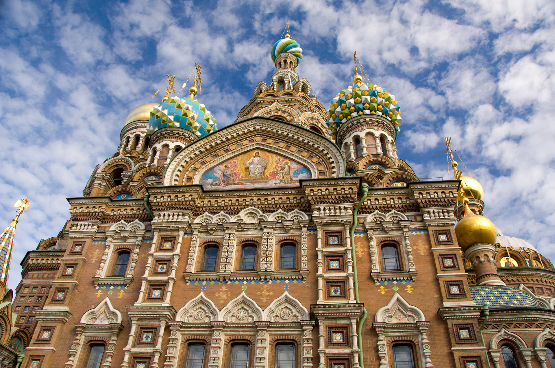 Russia, St. Petersburg, The Cathedral of Our Savior on the Spilt Blood