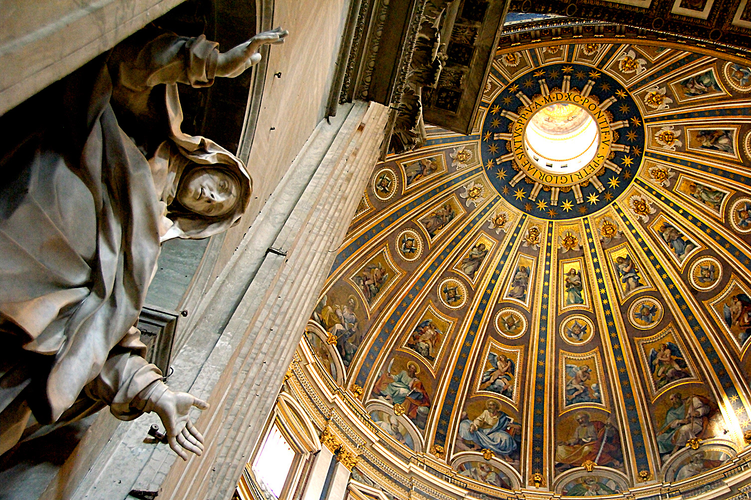 Italy, Rome, St. Peter's Basilica interior
