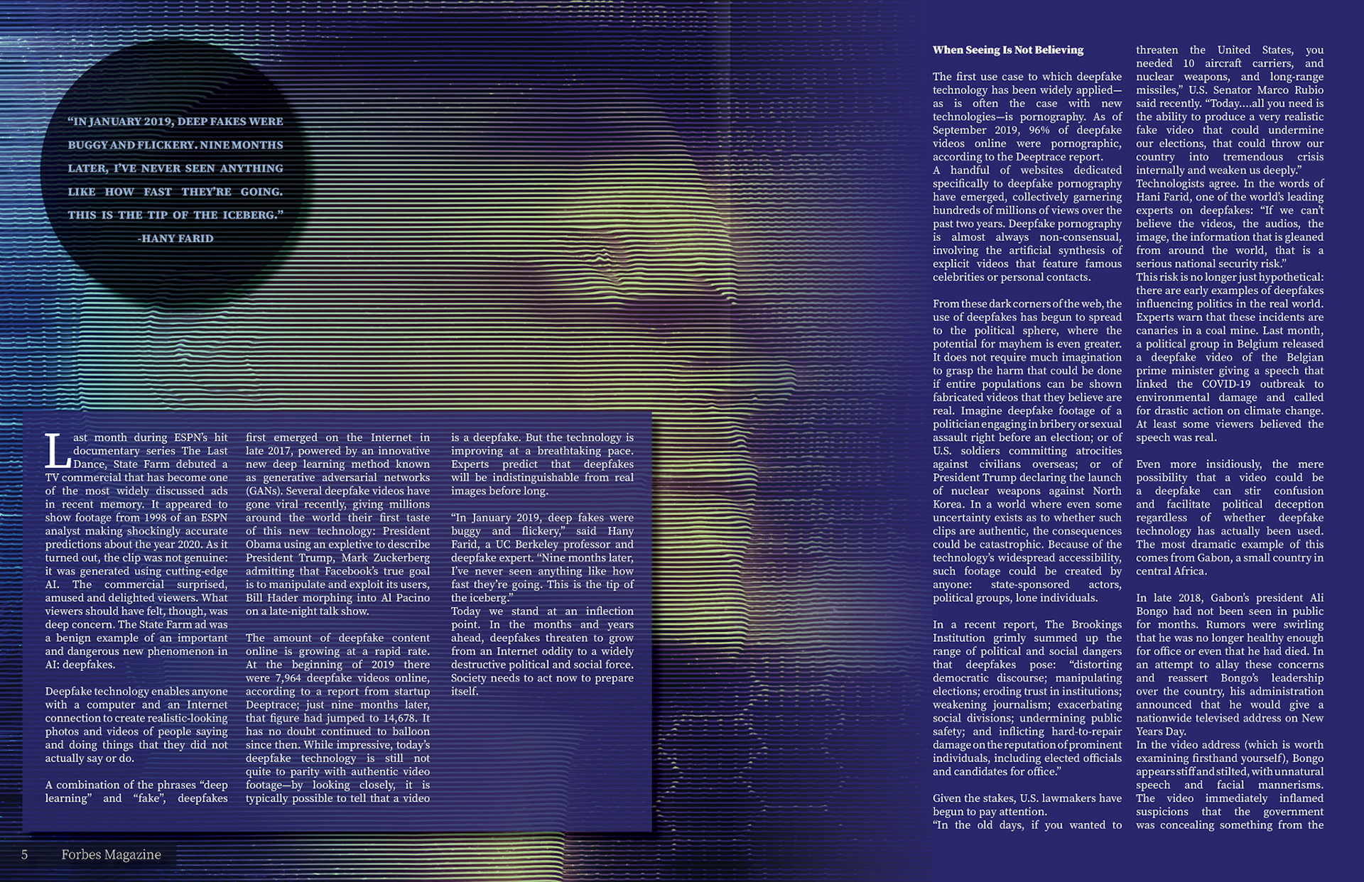 Forbes Magazine- Spread 2