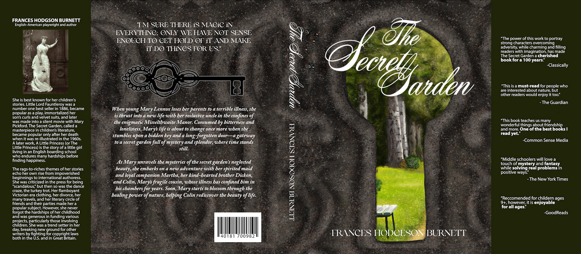 The Secret Garden Book Spread, Photoshop and Illustrator, 2024