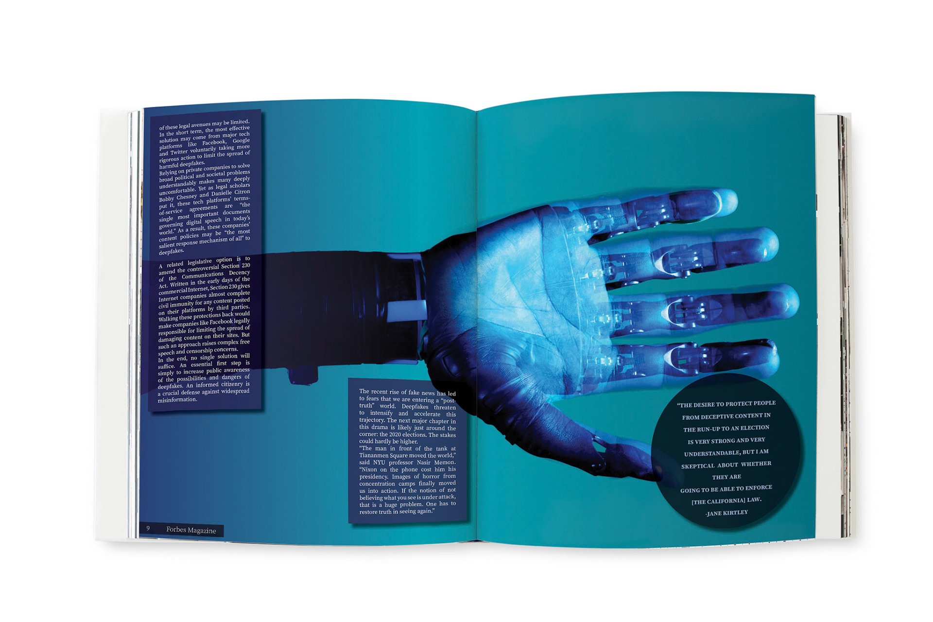 Forbes Magazine Spread 4, InDesign, 2023