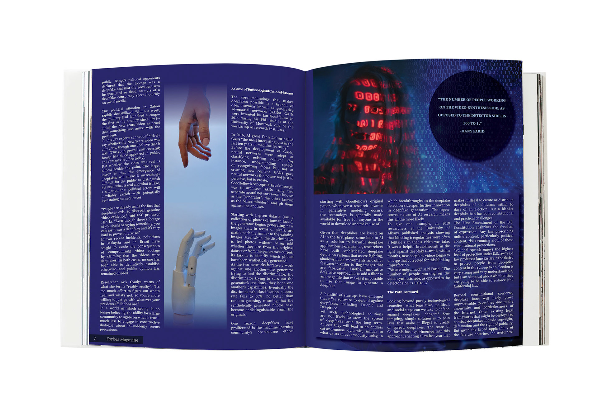 Forbes Magazine Spread 3, InDesign, 2023