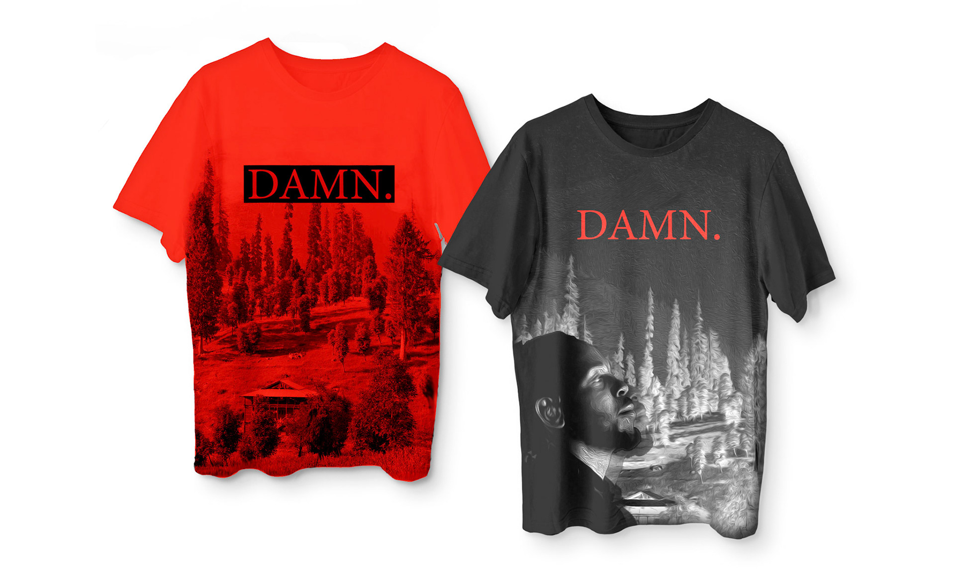 Album- DAMN. T-Shirts