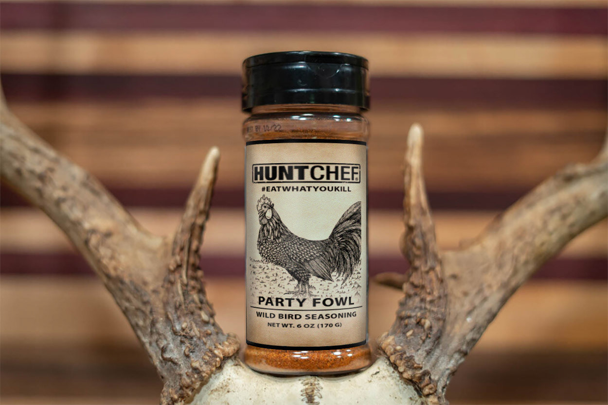 Hunt Chef Party Fowl Lable, Pen and Photoshop, 2024