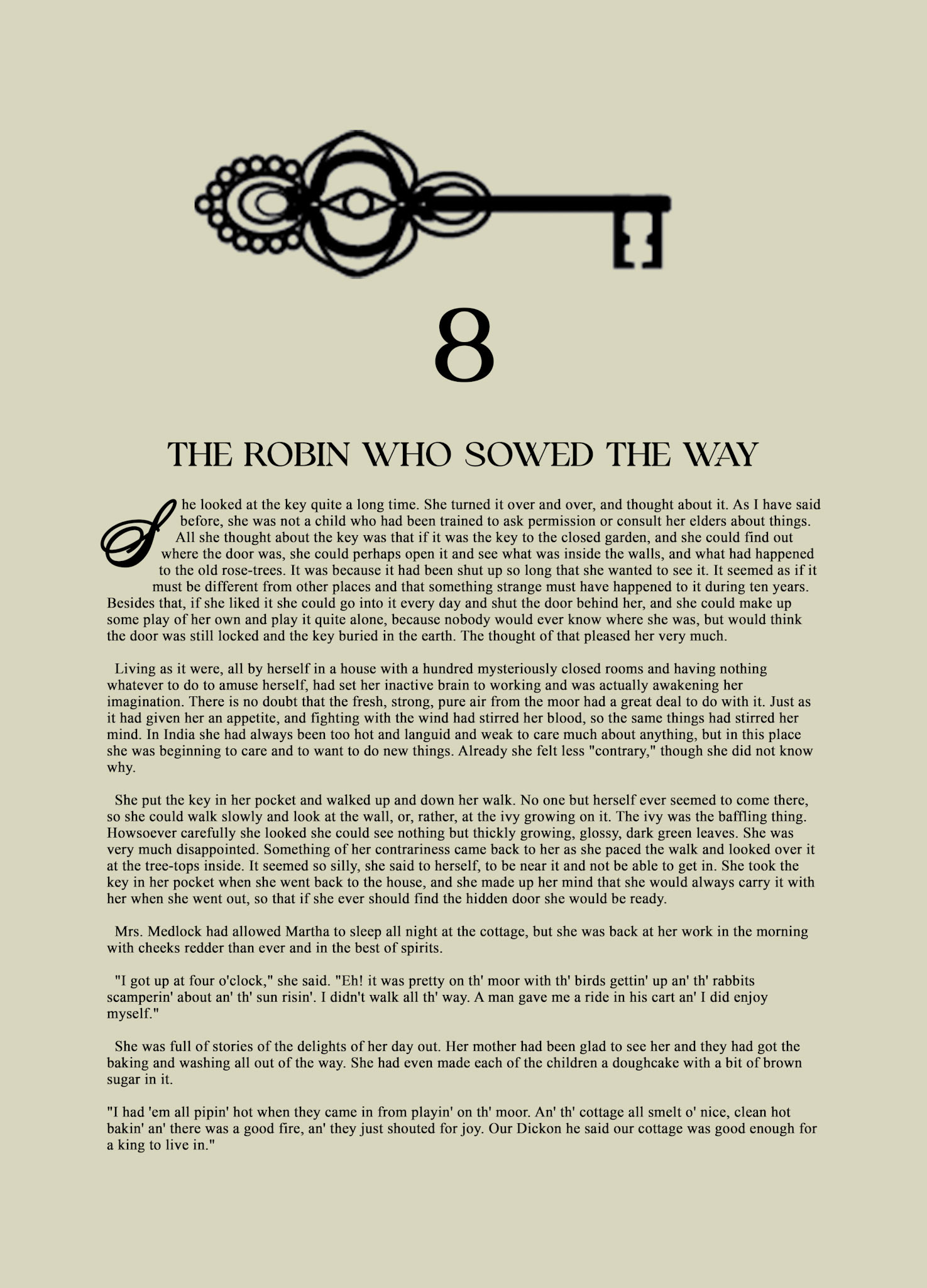 The Secret Garden Chapter 8, Photoshop and Illustrator, 2024