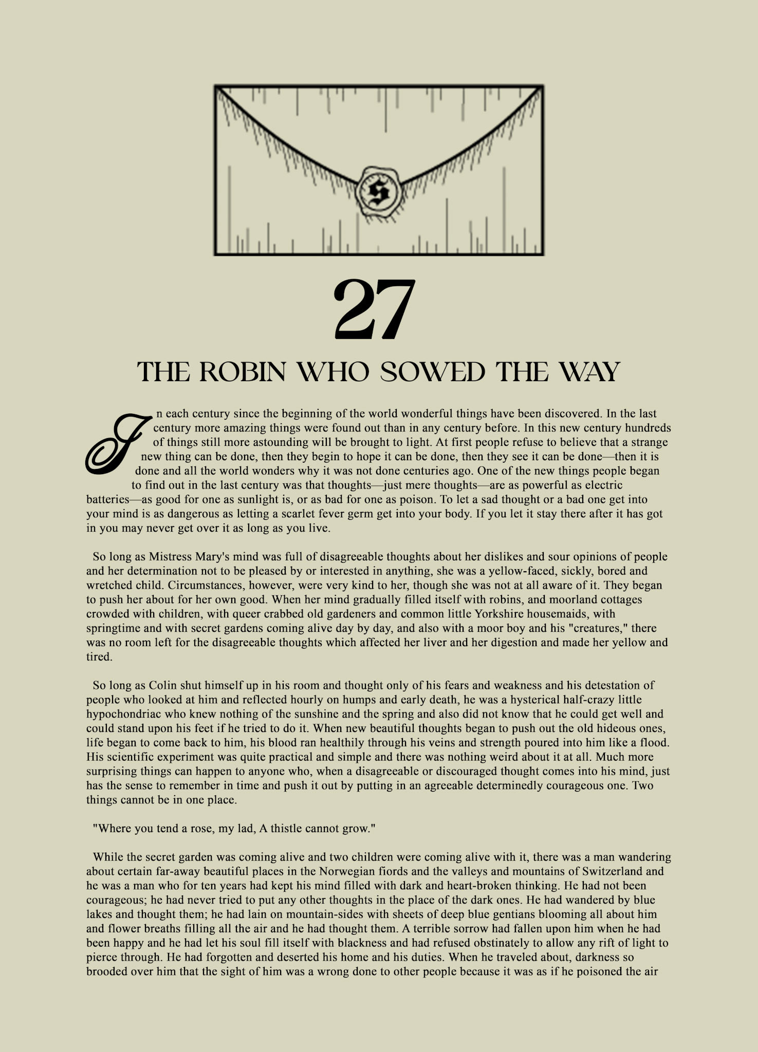 The Secret Garden- Chapter 27