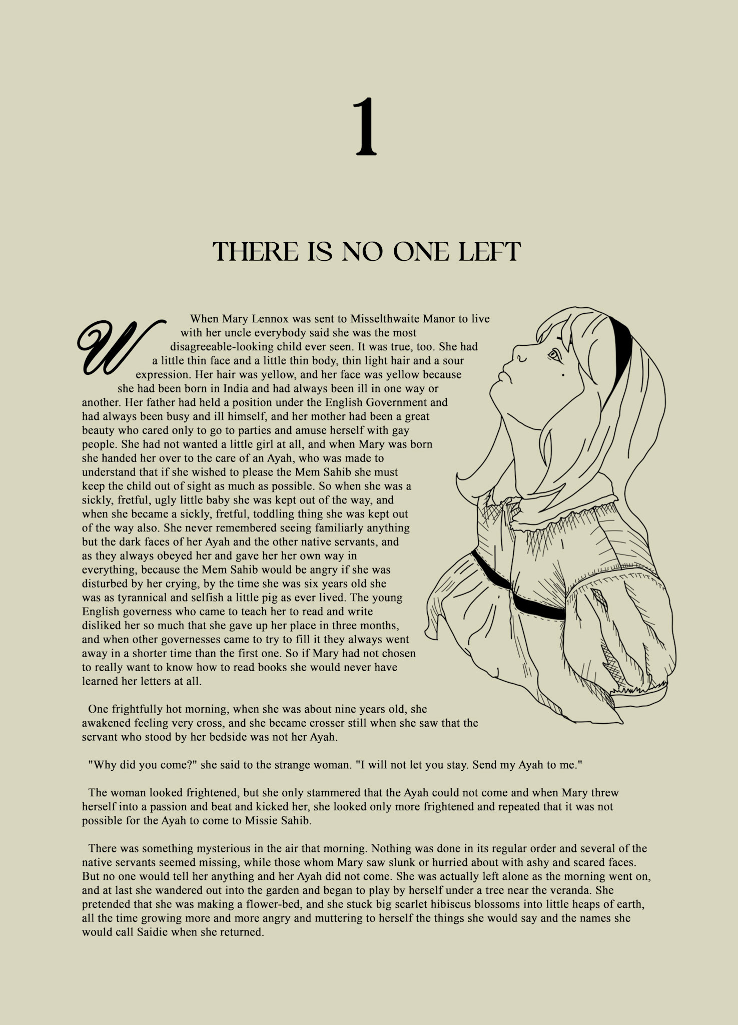 The Secret Garden- Chapter 1