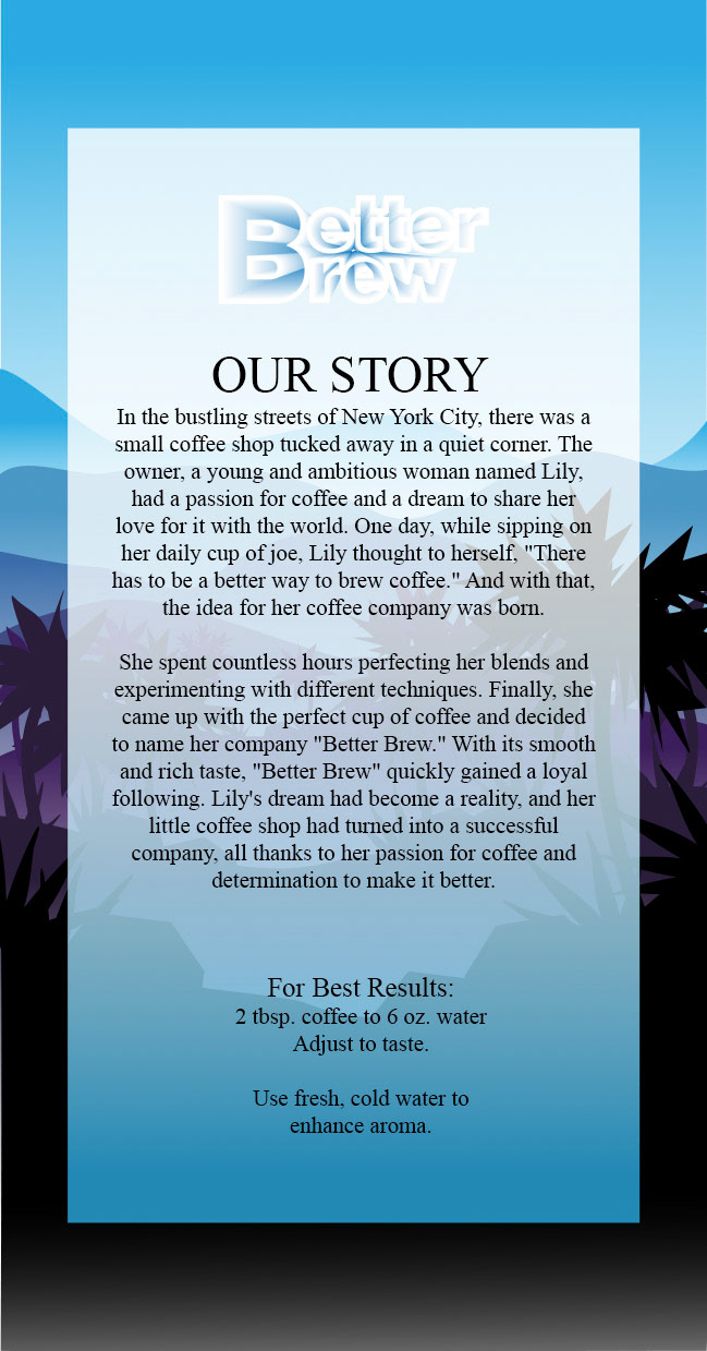 Coffee- Packaging- Brazil Cerrado- Back