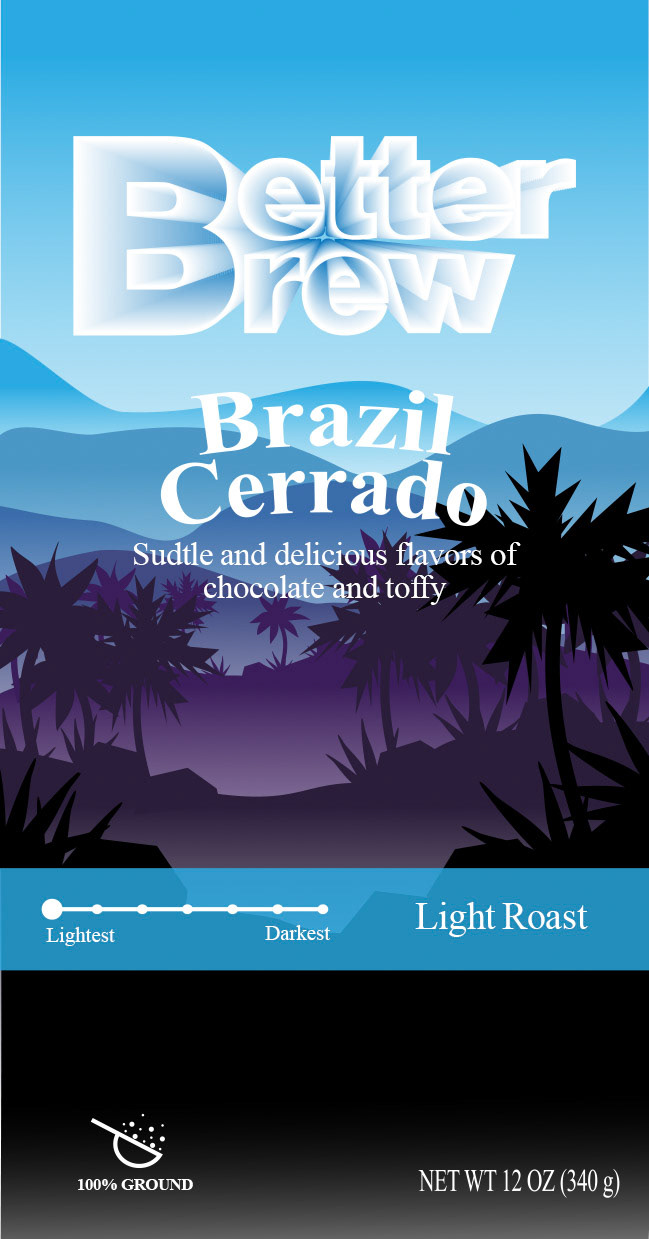 Coffee Packaging- Brazil  Cerrado- Front