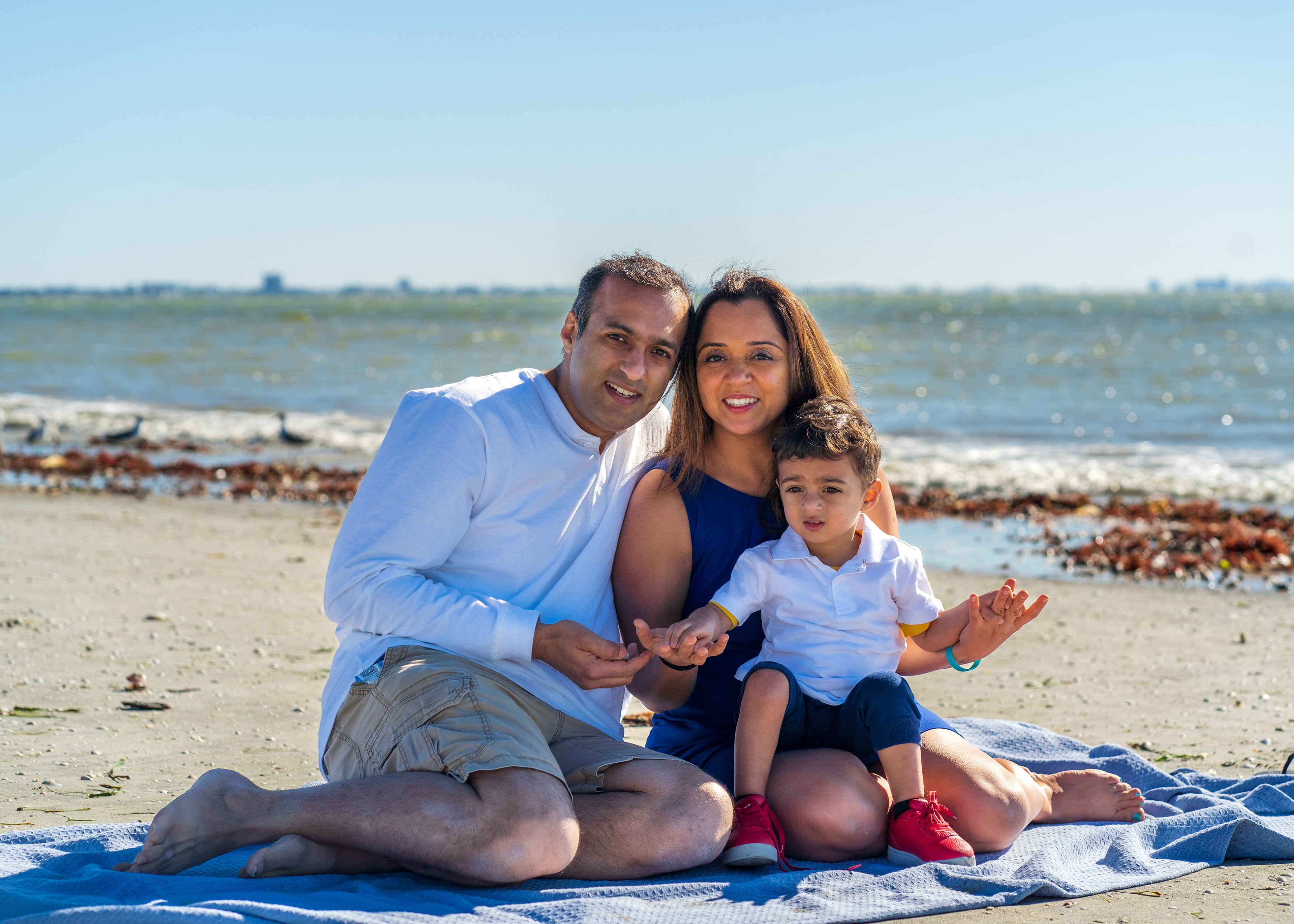 Family at the Beach Photography