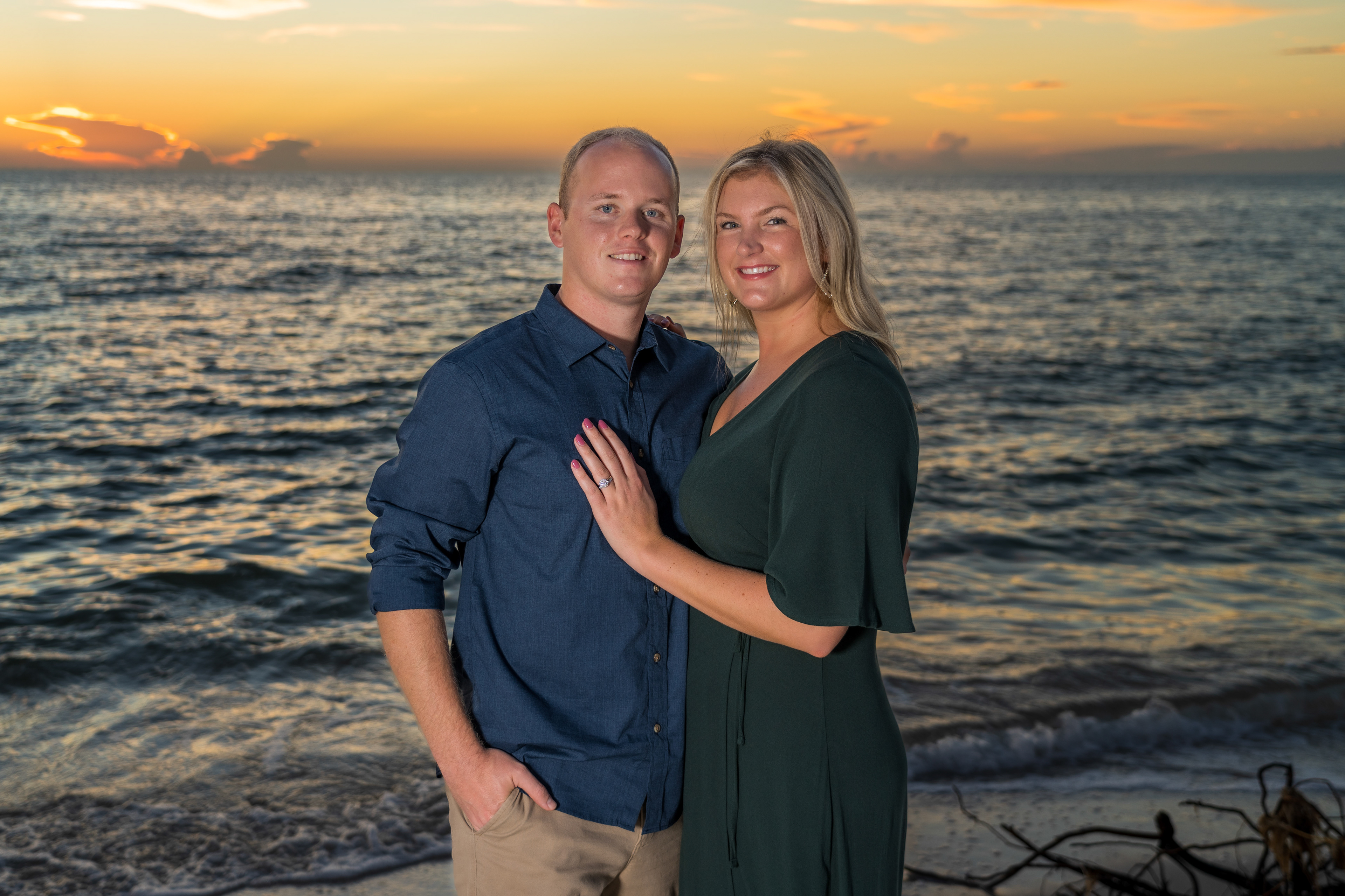 Naples Beach Couple Photoshoot