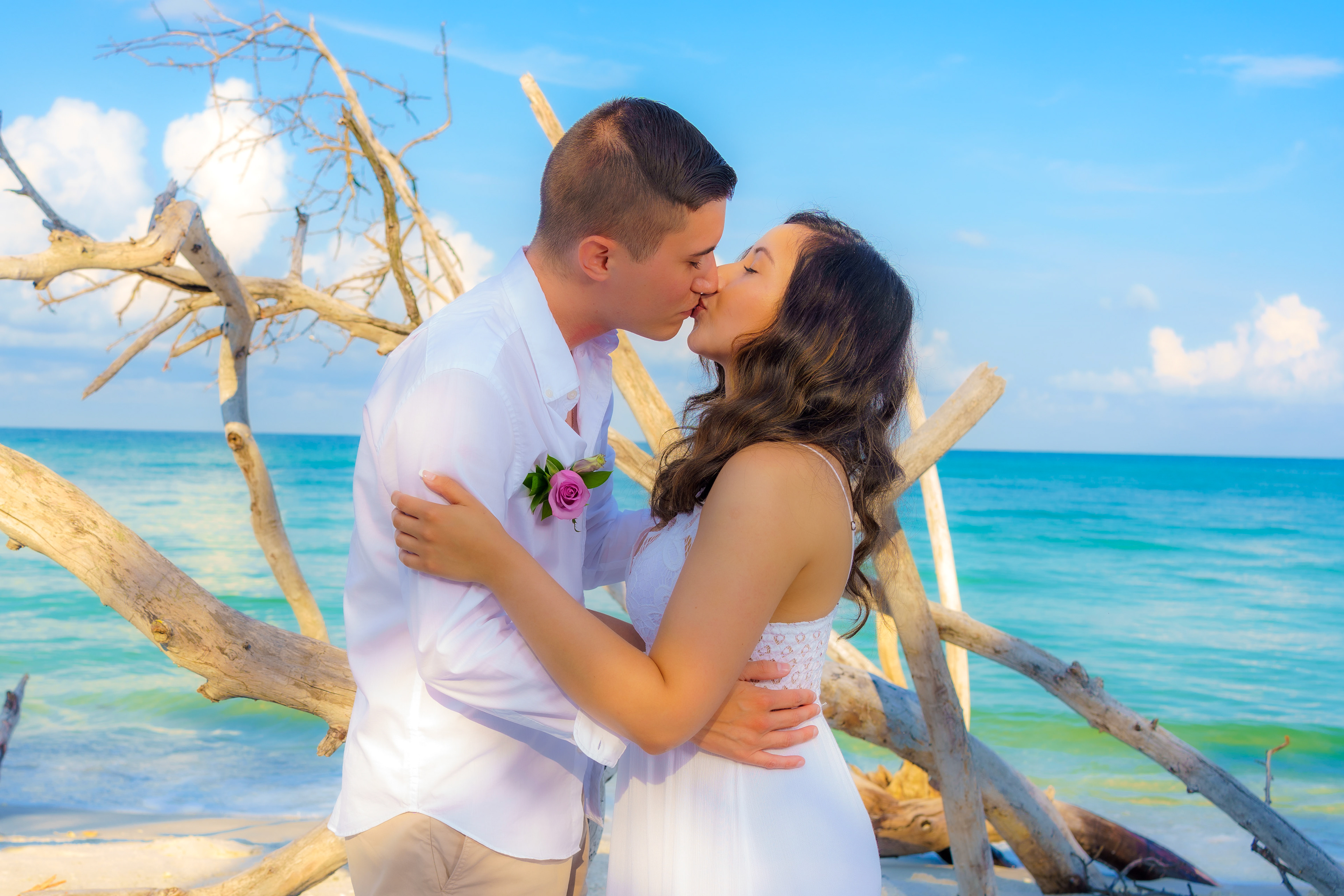 On the Beach Wedding Photography