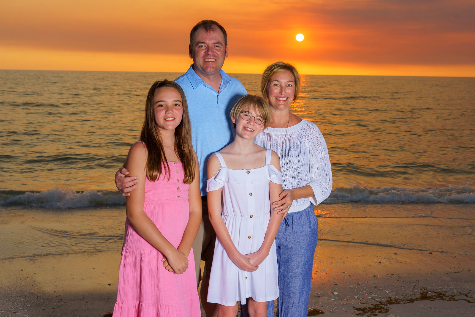Beautiful Family Beach Photoshoot