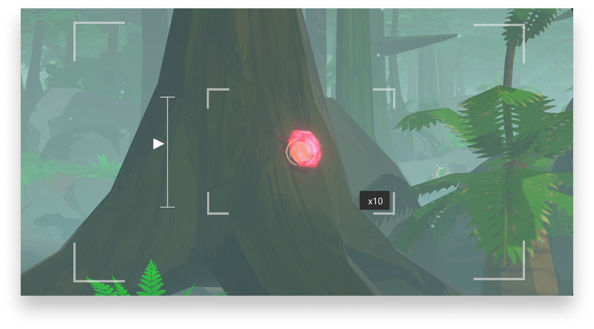 The number decreases as the player takes photos...