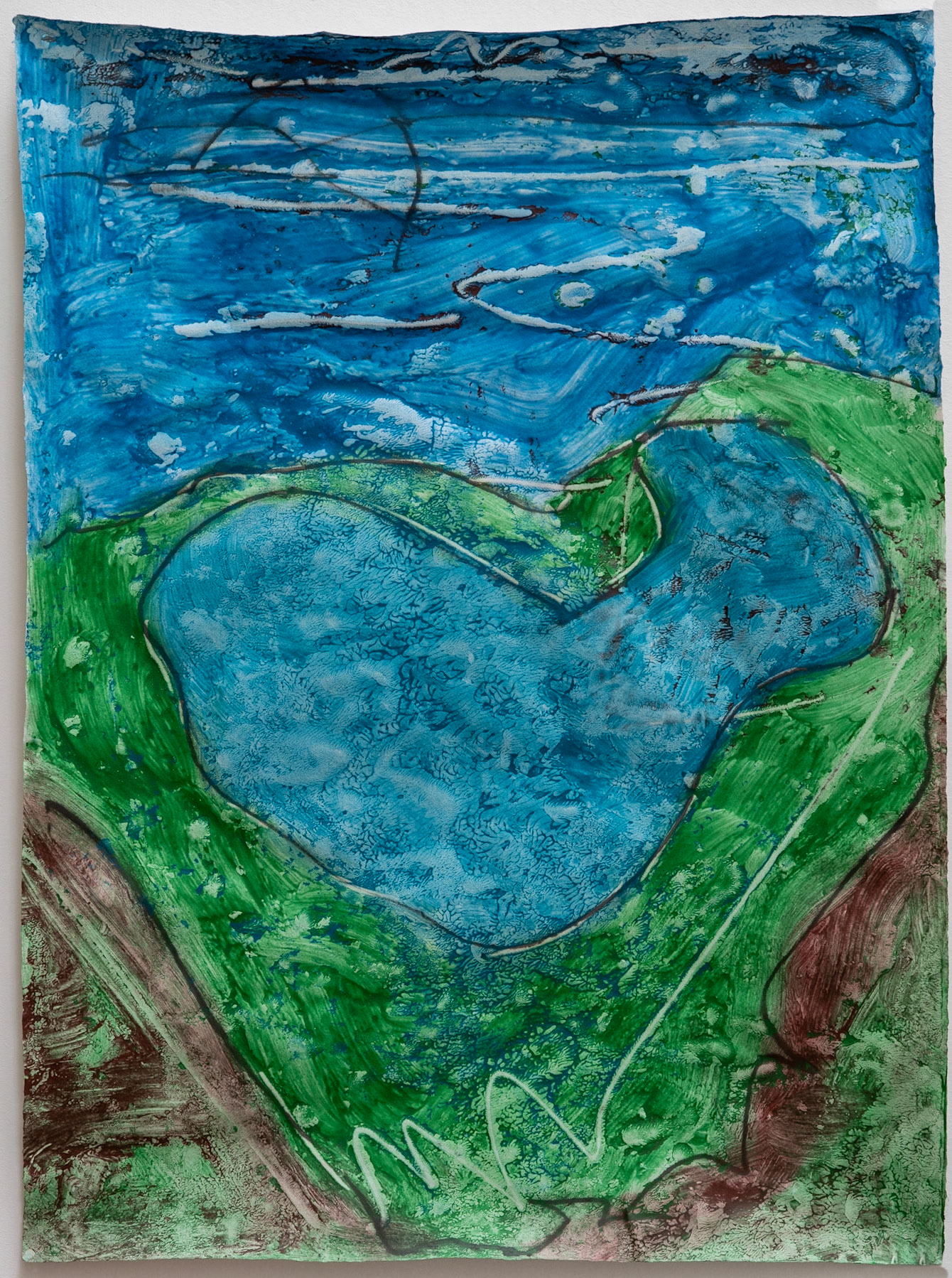 Alice Austin - painting done while at the Ballinglen Foundation in Ballycastle, Co.. Mayo, Ireland, October, 2021.