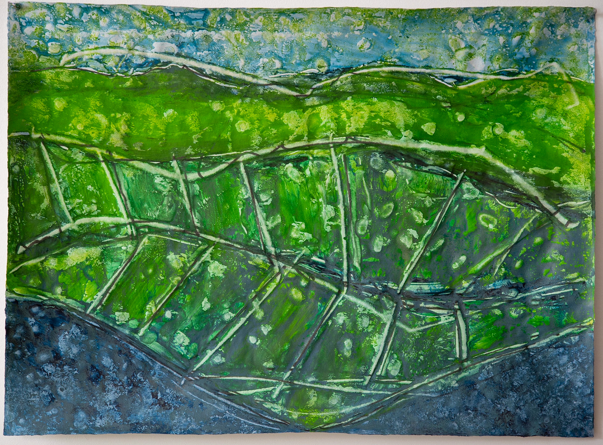 Alice Austin - painting done while at the Ballinglen Foundation in Ballycastle, Co.. Mayo, Ireland, October, 2021.