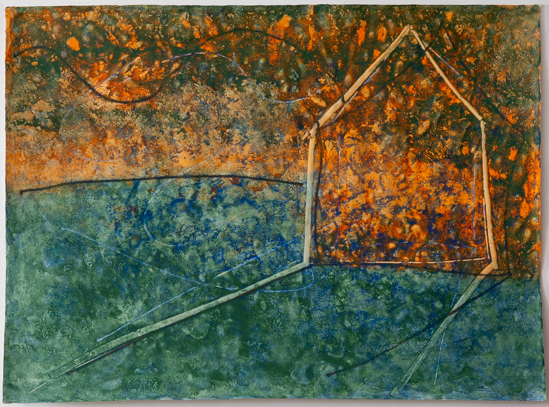 Alice Austin - painting done while at the Ballinglen Foundation in Ballycastle, Co.. Mayo, Ireland, October, 2021.