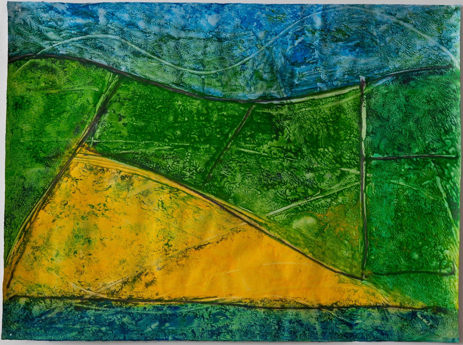 Alice Austin - painting done while at the Ballinglen Foundation in Ballycastle, Co.. Mayo, Ireland, October, 2021.