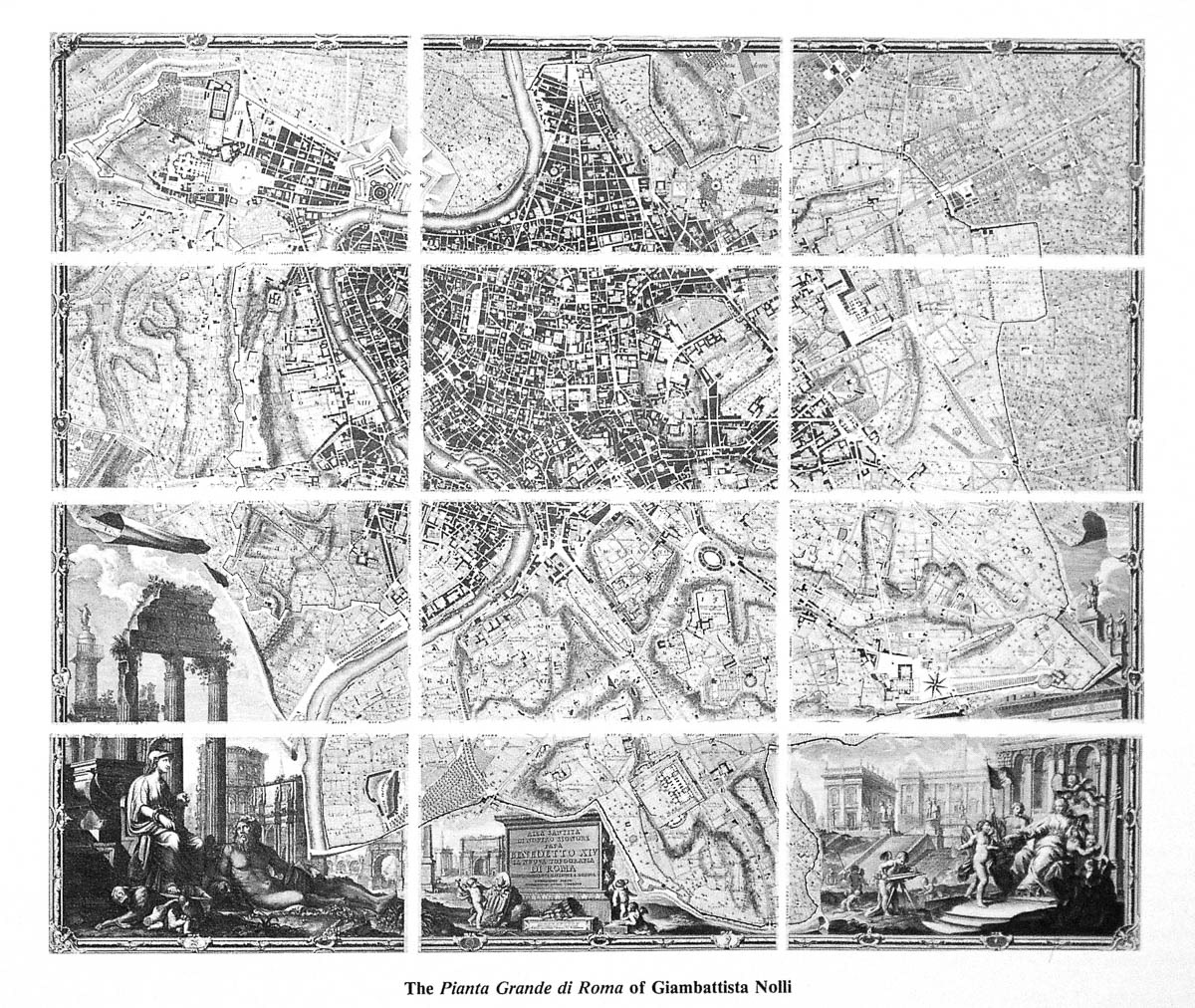 Nolli map of Rome, 1748