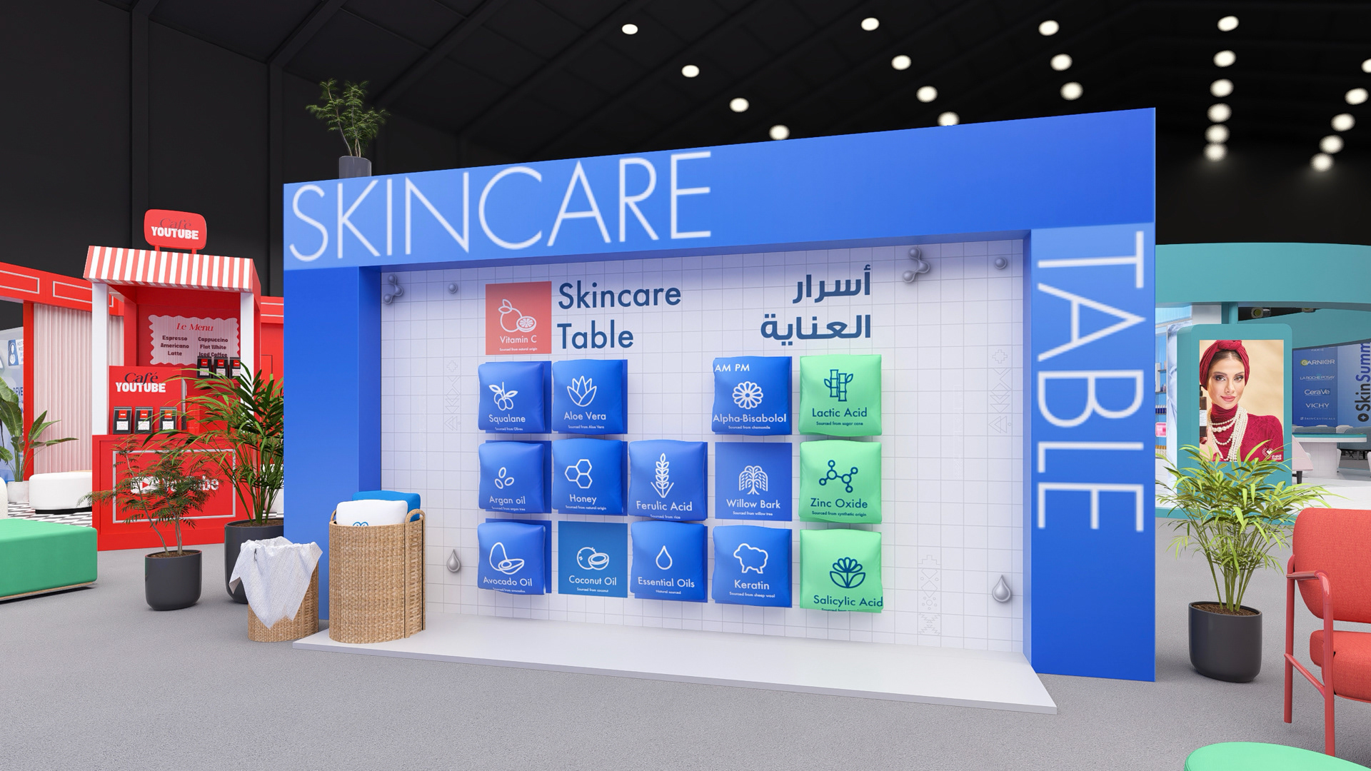 SkinCare table