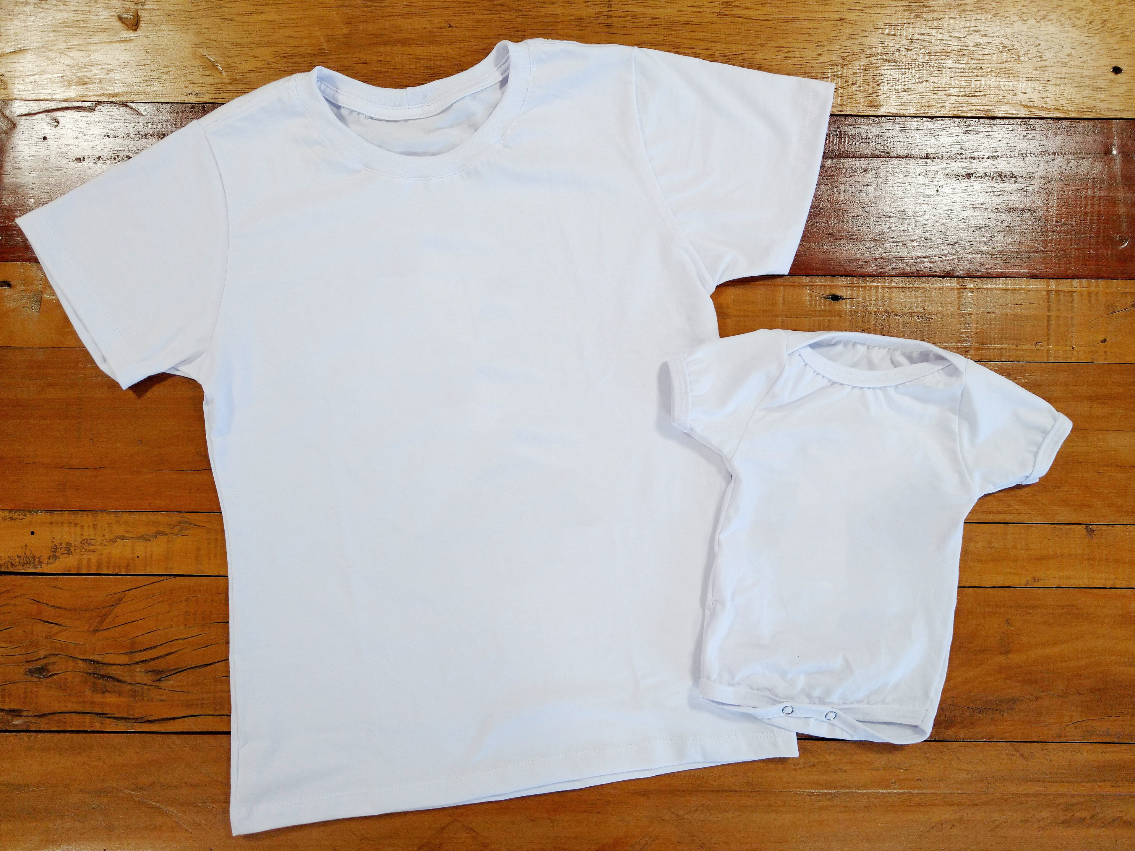 Camiseta e body 100% algodão orgânico
