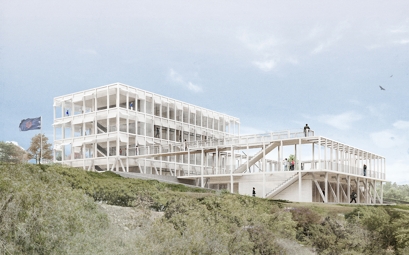 2022 | Licitación Escuela de Arquitectura ULS (1er) | Arq: A. Moletto, S. Paredes
