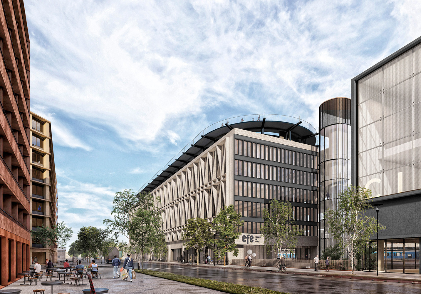 2023 | Concurso Edificio EFE | Arq: A. Moletto, R. Duque, S. Paredes, E. Fuentes
