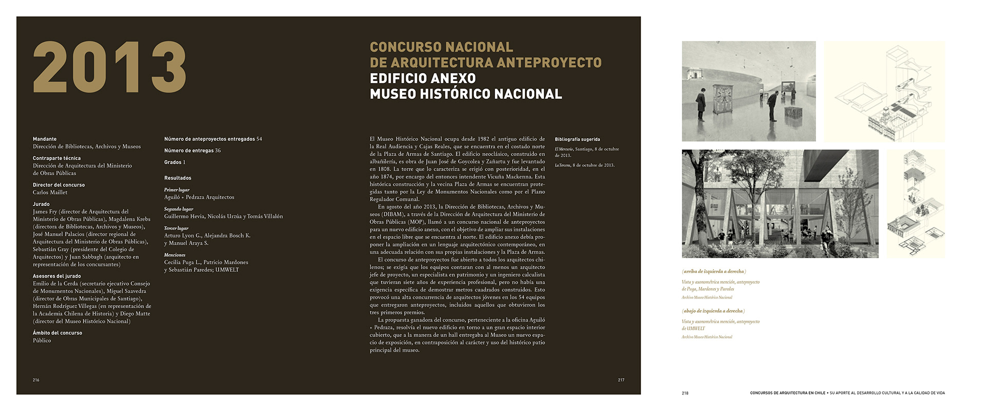 2014 | Concursos de Arquitectura en Chile | Edificio Anexo Museo Histórico Nacional