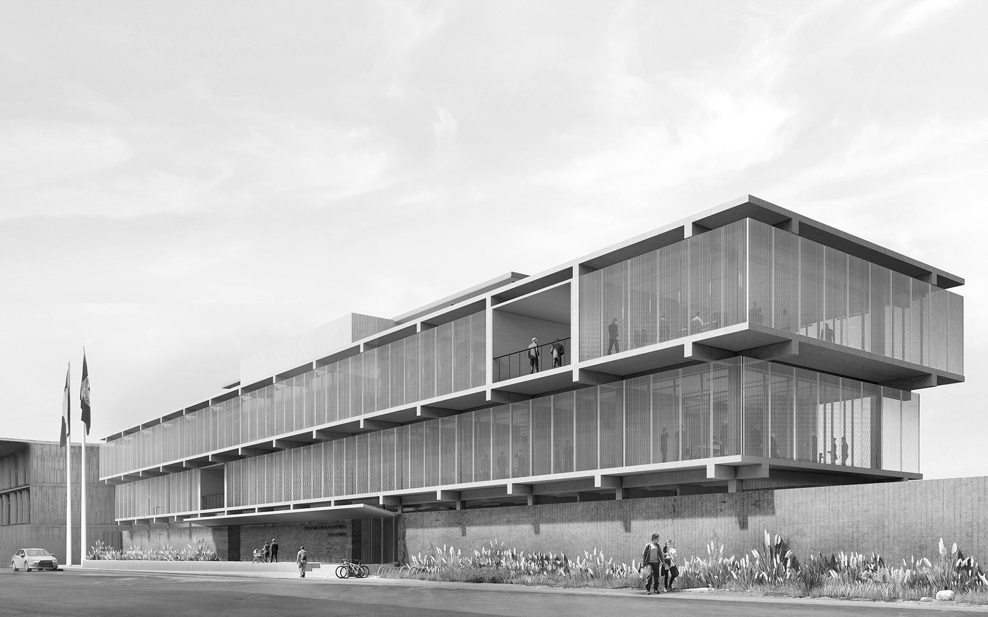 2020 | Licitación Contraloría General Coquimbo (2do) | Arq: F. Correa, A. Moletto, S. Paredes