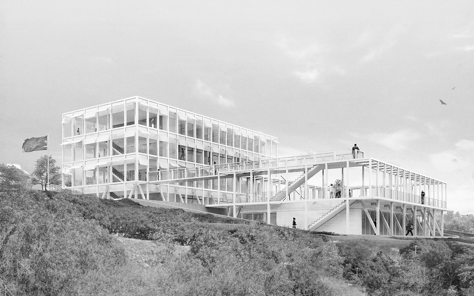 2022 | Licitación Escuela de Arquitectura ULS (1er) | Arq: A. Moletto, S. Paredes