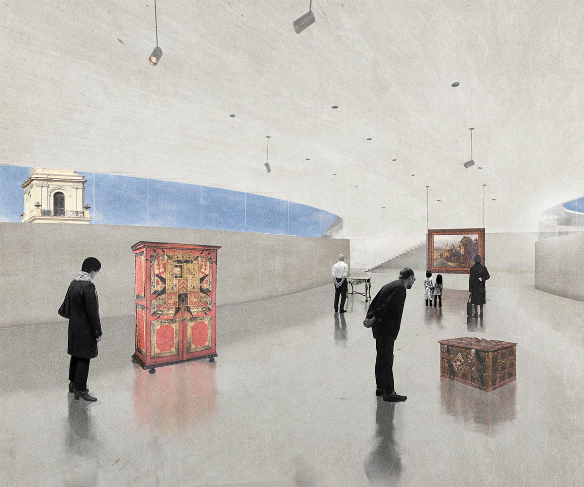 2013 | Concurso Museo Histórico Nacional (mención) | C. Puga, P. Mardones, S. Paredes