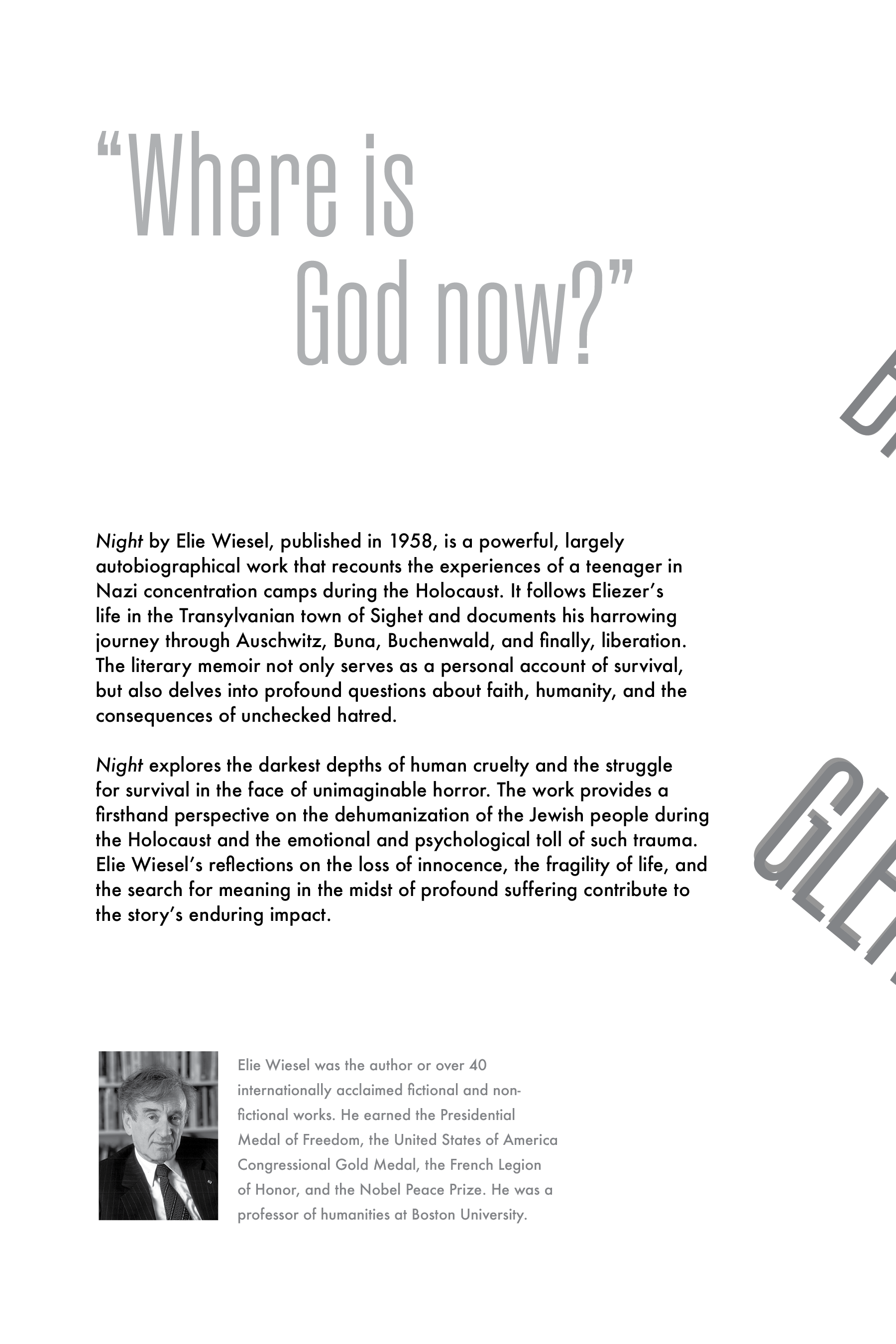 "Night" back cover Iteration