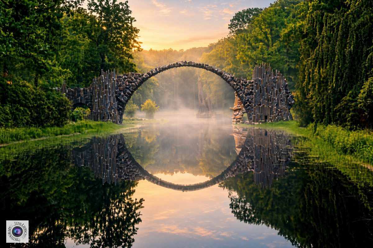 Rakotzbrücke in Kromlau (Deutschland)