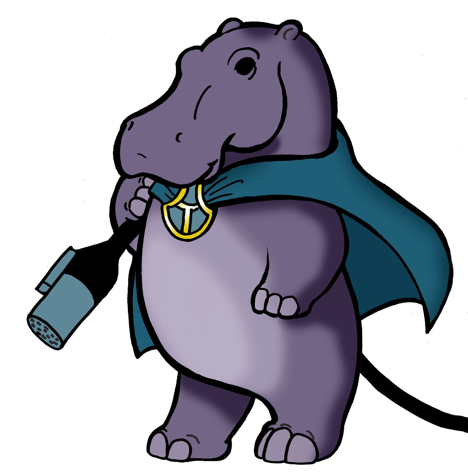 TINY HIPPO who works in AV.