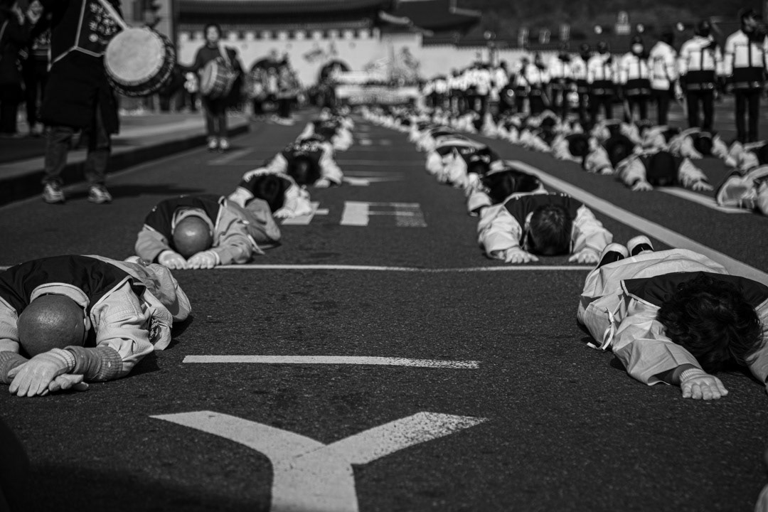 2023.12.07 "차별없는 세상, 완전한 통합사회로" 전국장애인부모연대 오체투지