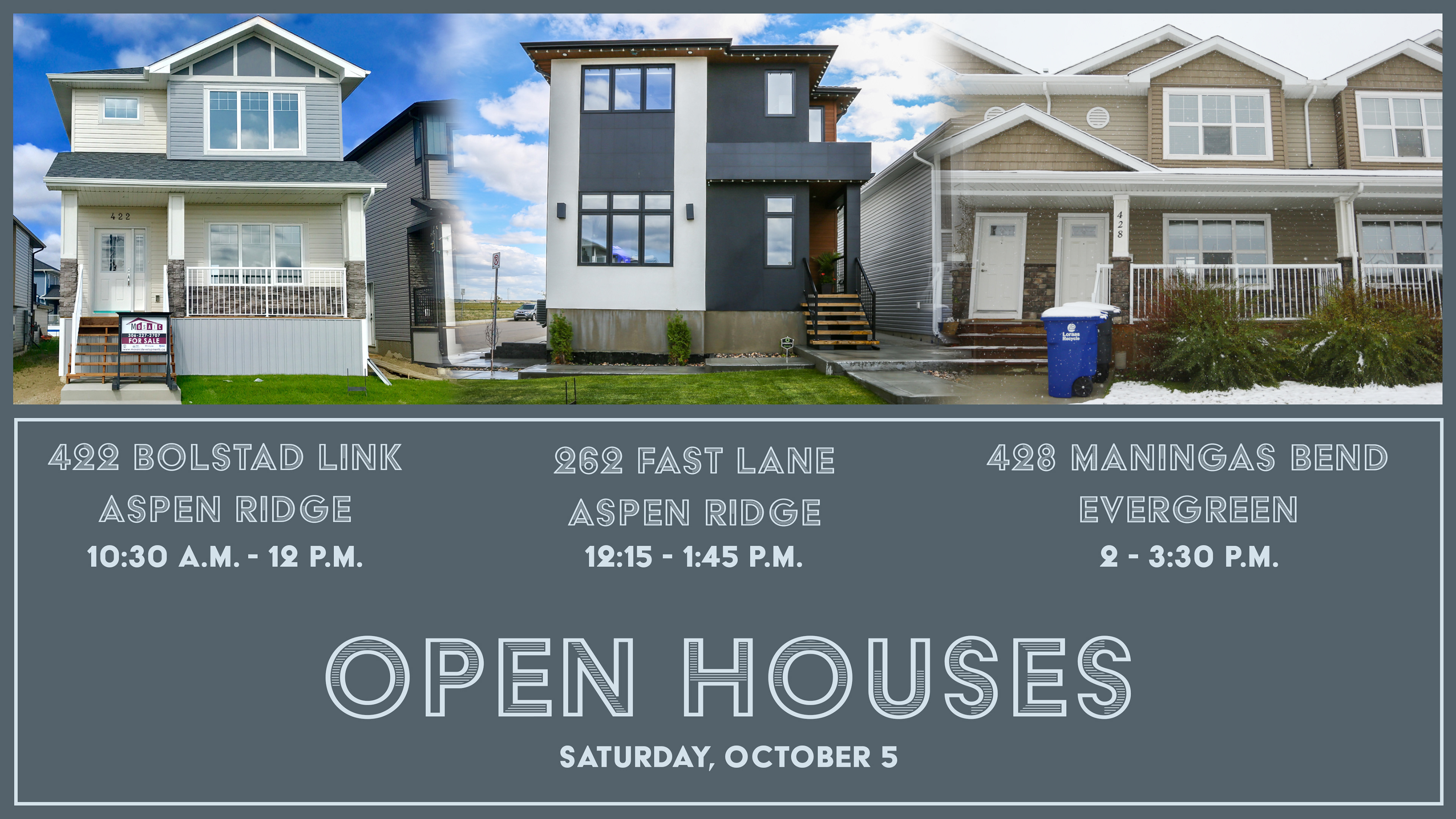 Open House Announcement