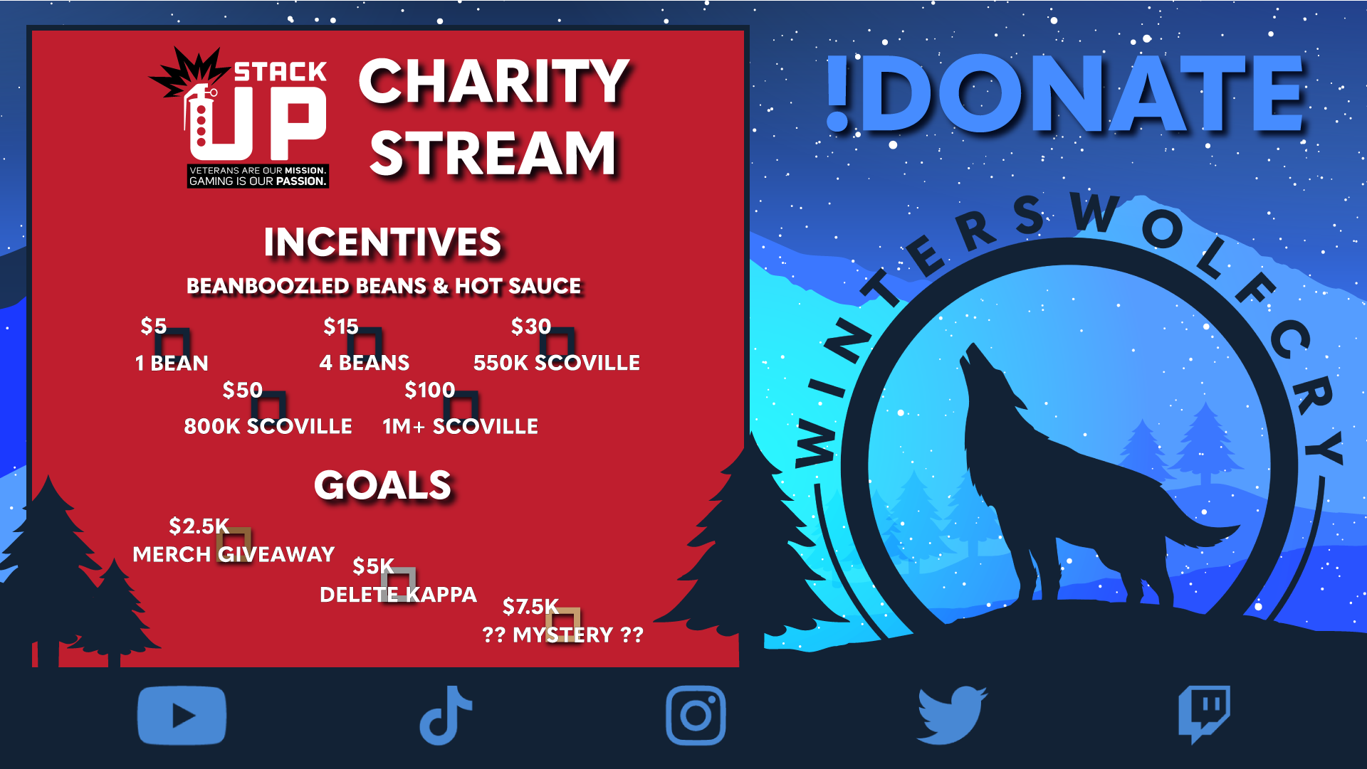 Stack Up - Charity Stream - Twitch Scene