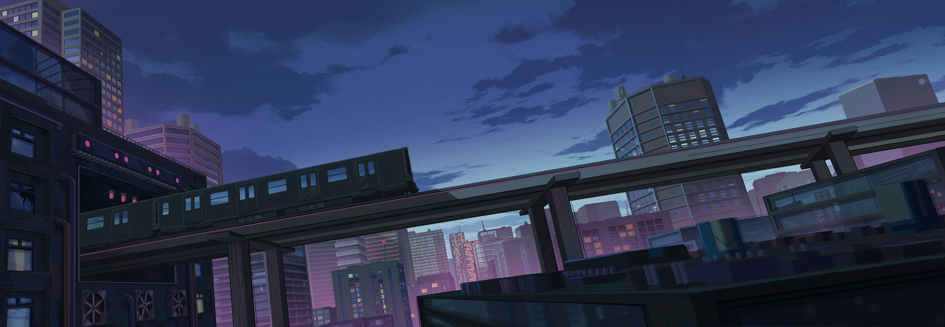 Offset short film - background desing