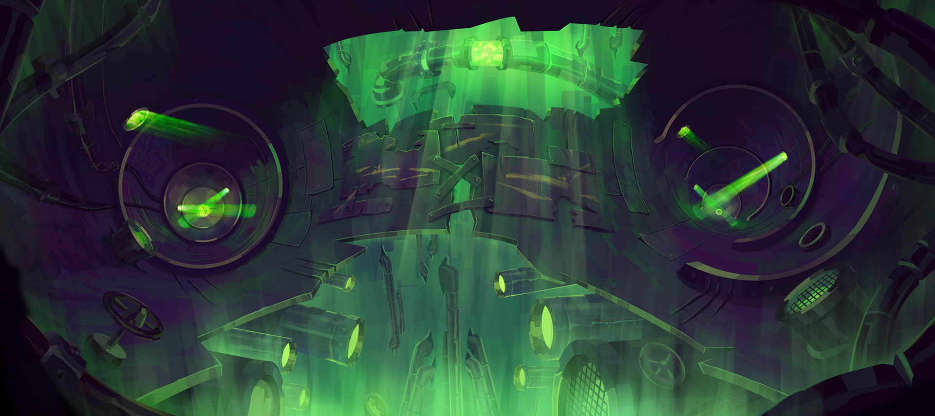 CONVERGENCE: A LEAGUE OF LEGENDS STORY - background design 