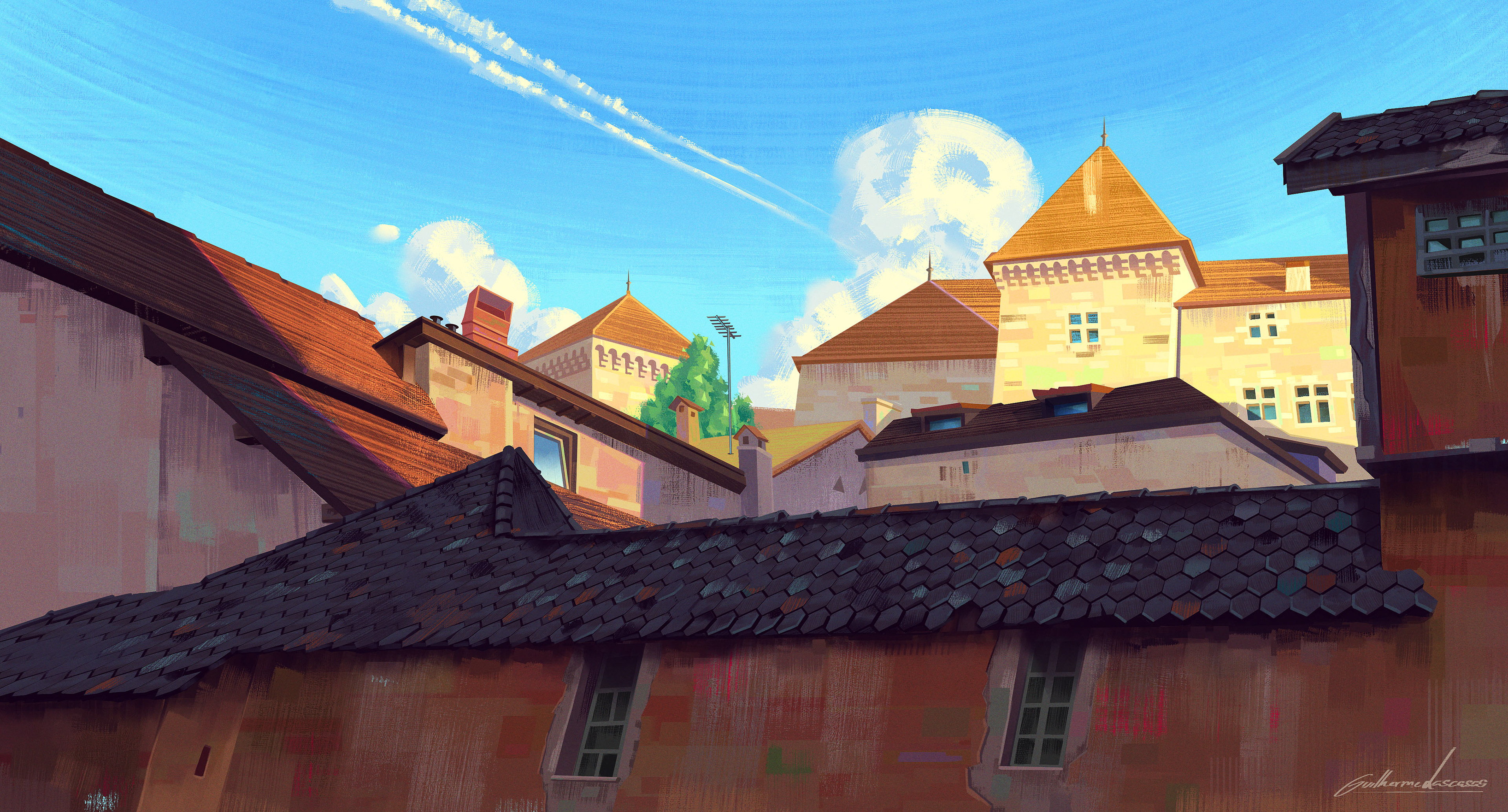 Personal painting - Annecy
