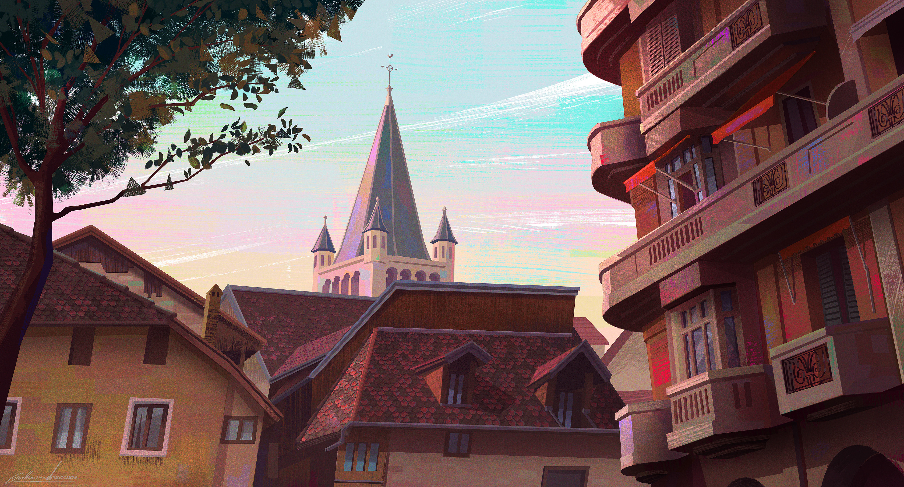 Personal painting - Annecy
