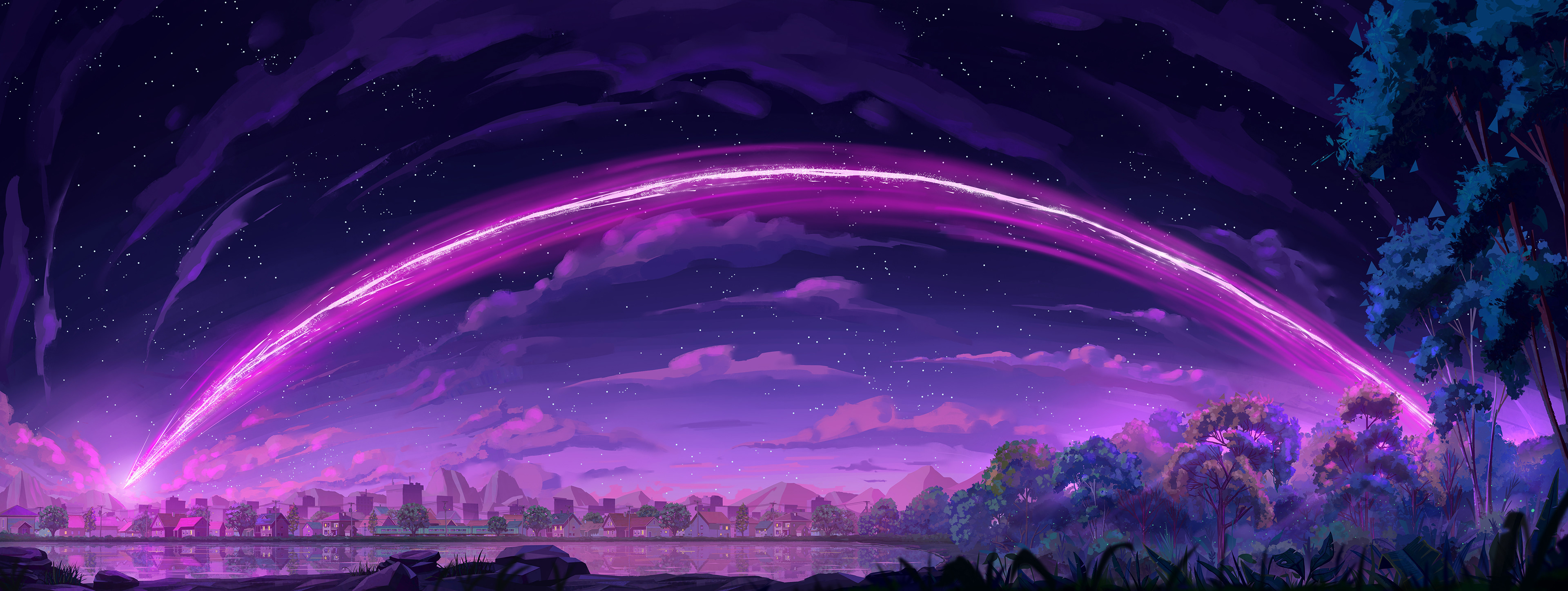 Nova Hearts cinematic - background desing