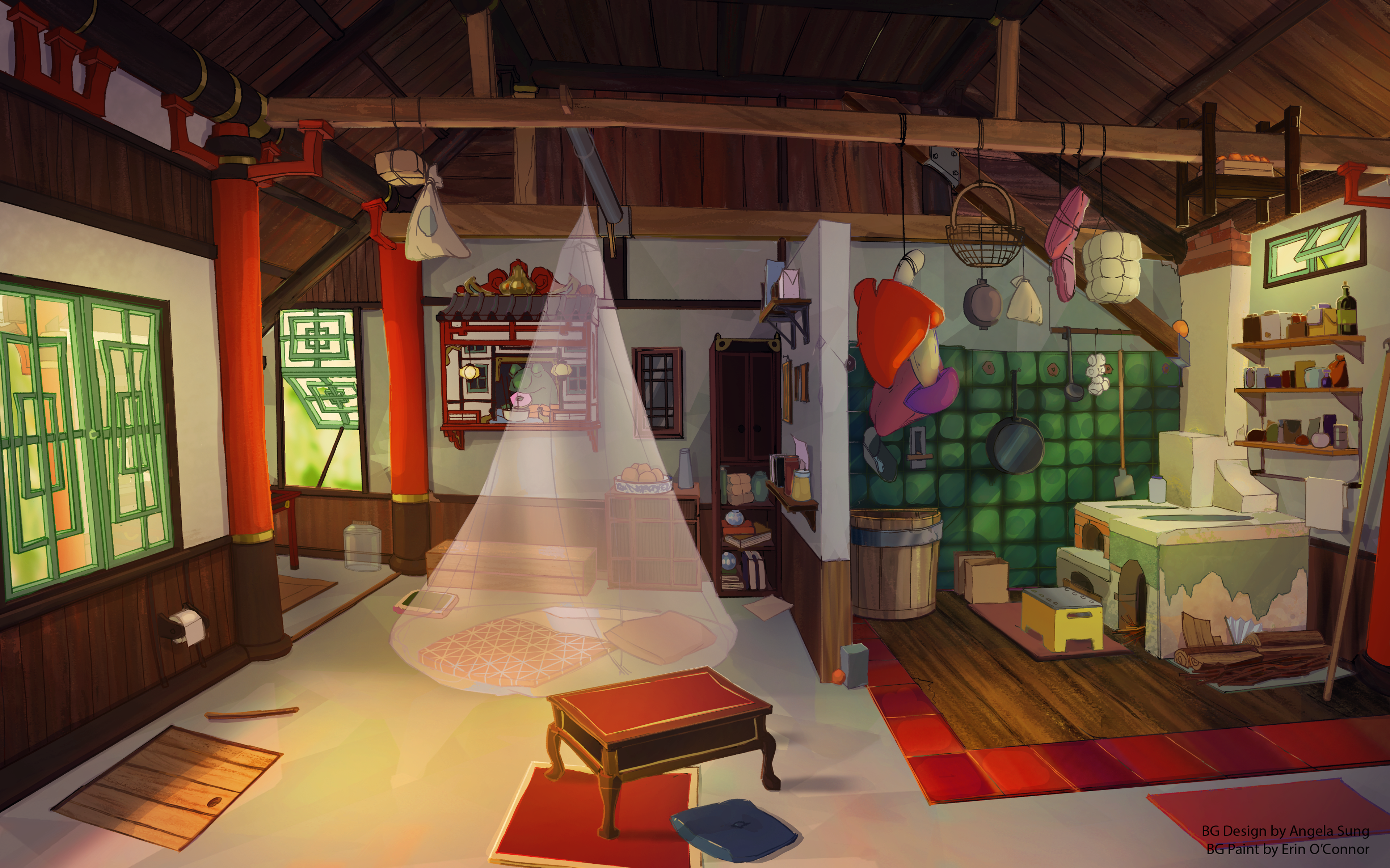 BG design by Angela Sung | BG Paint by Erin O'Connor