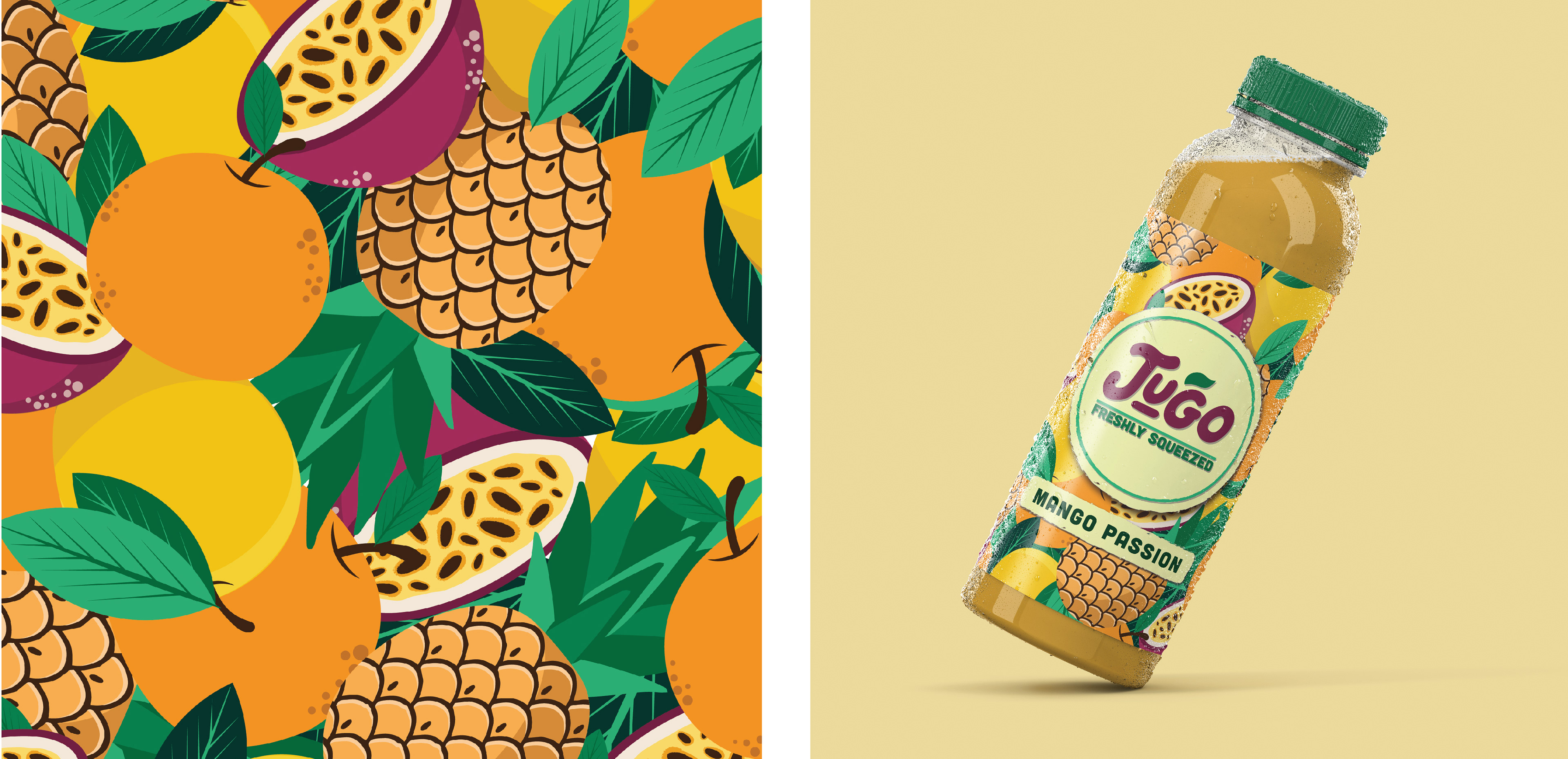 Nathan Mellis JUGO Fruit juice branding & packaging designs