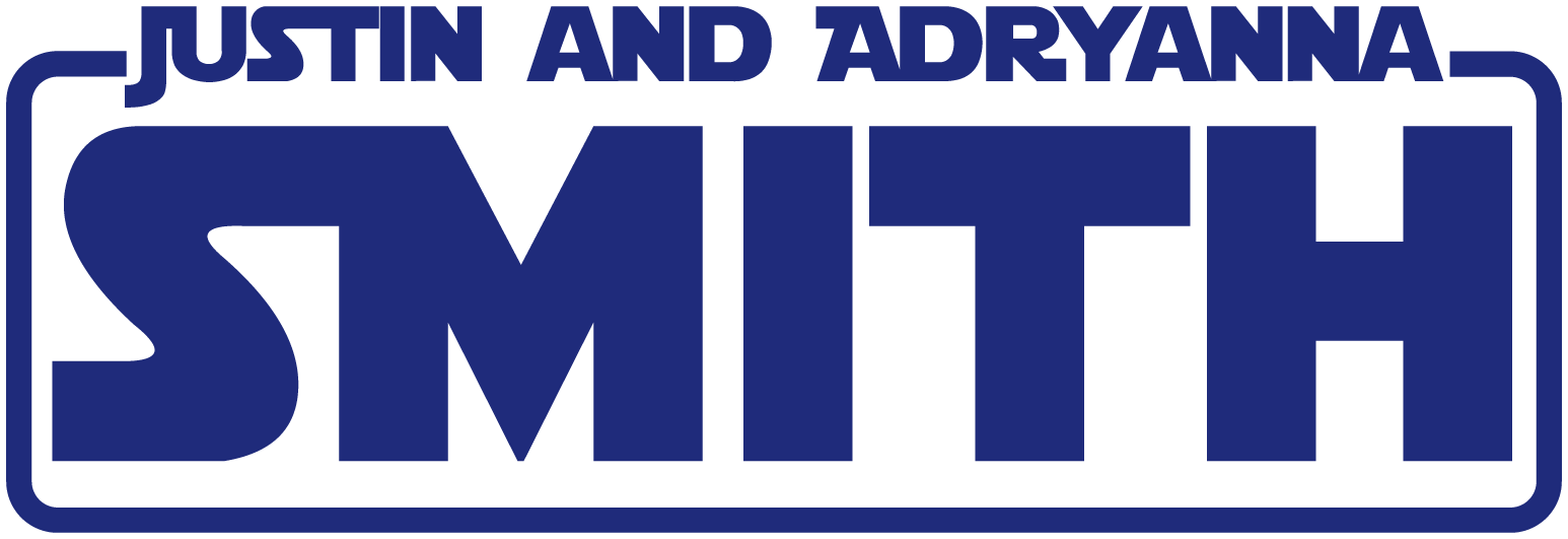 Logo wordmark for our wedding inspired by the wordmark for The Empire Strikes Back. Created in Adobe Illustrator.