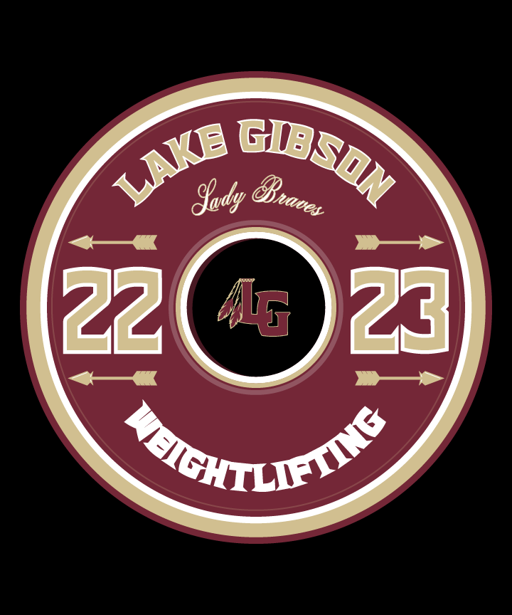 Final Front of Shirt Design - Modeled after a barbell plate.