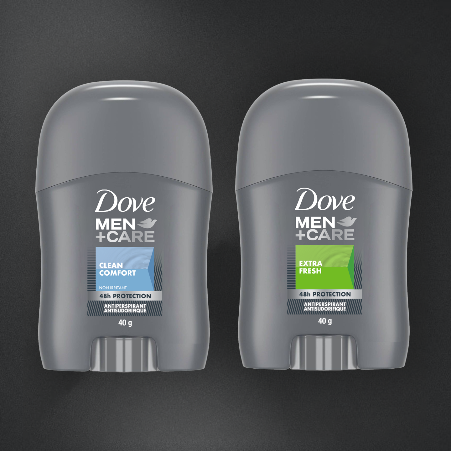 Dove Men + Care Deodorant Labels