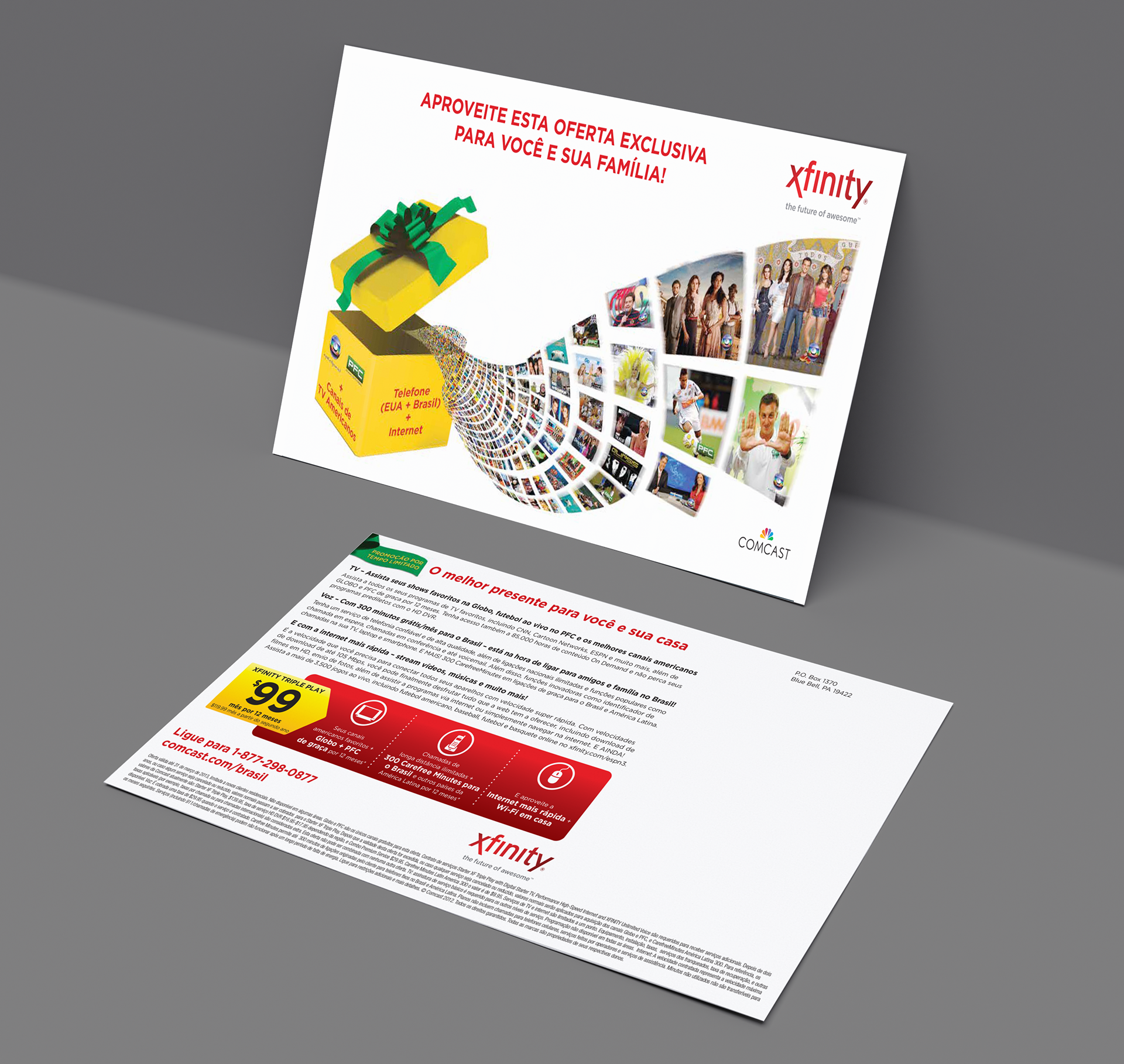 Brazilian Holiday Promo Postcard