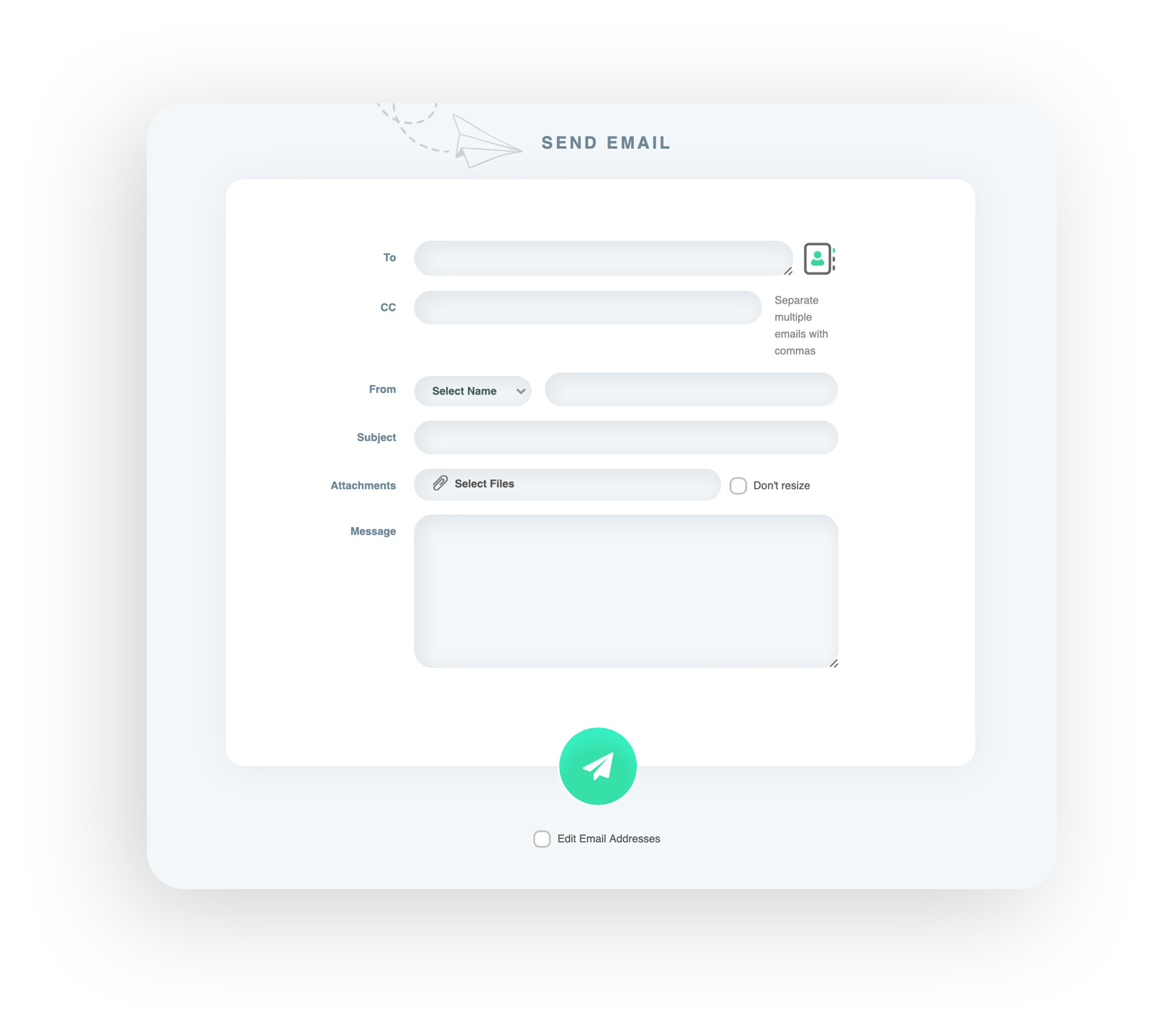 Internal Email UI